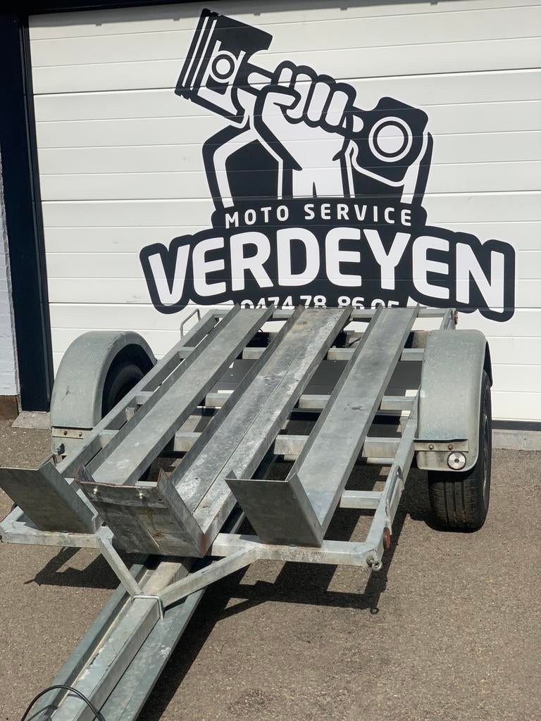 Moto remorque te huur 20€/dag, Ophalen, Zo goed als nieuw