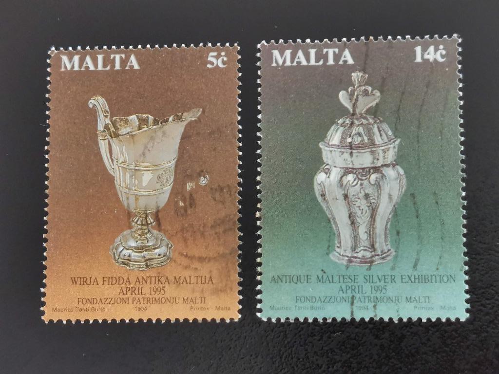 Malte 1994 - argent antique, Enlèvement ou Envoi, Malte, Affranchi