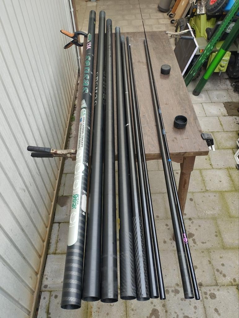 Sensas power carp 134 lengte 11.5m met wisselbare extension, Ophalen of Verzenden