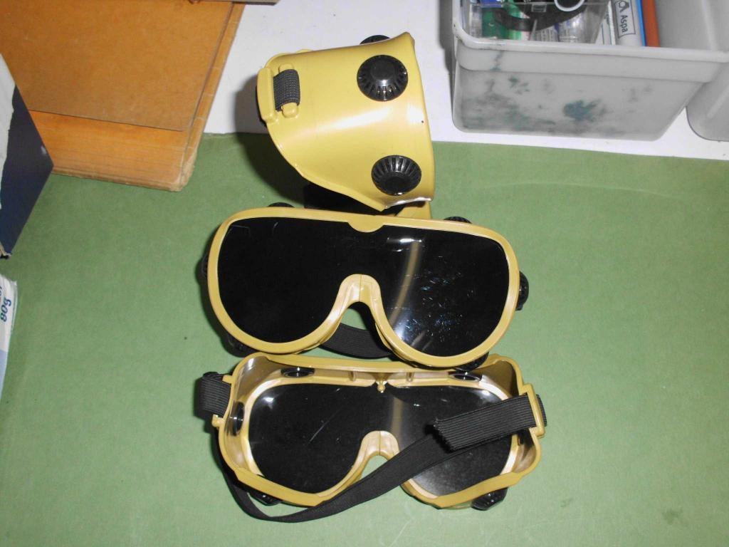 Lot de 3 verres à souder, Bricolage & Construction, Filtre de soudage, Enlèvement, Neuf