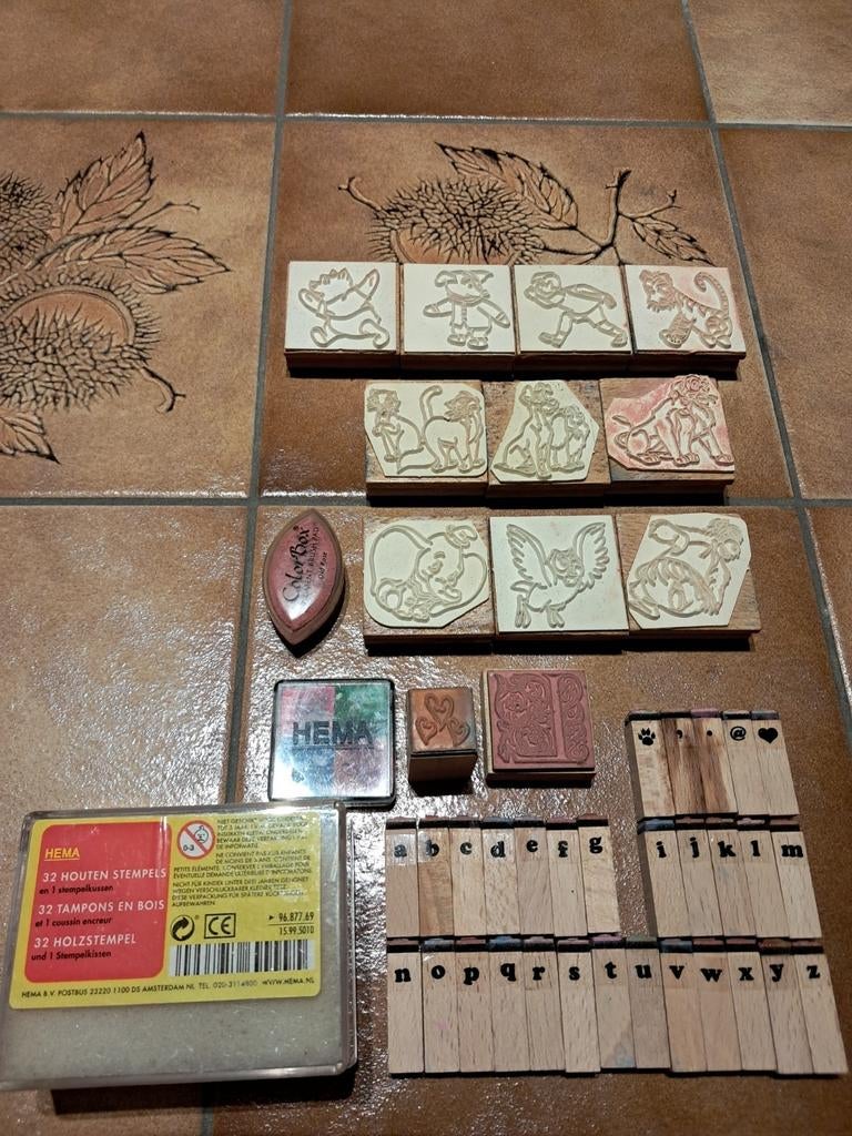 Lot de tampons divers Hema, Enlèvement ou Envoi, Utilisé, Autres types