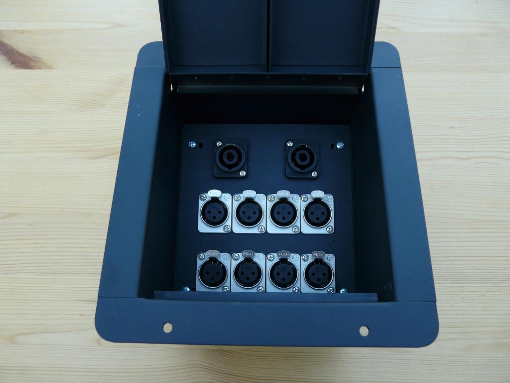 Nieuw inbouw XLR box unit patch, Ophalen, Nieuw, Audio