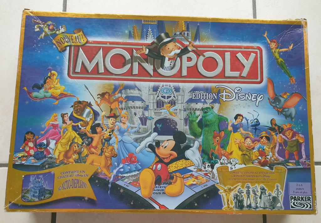 Monopoly Disney, Hobby en Vrije tijd, Gezelschapsspellen | Bordspellen, Ophalen of Verzenden, Gebruikt