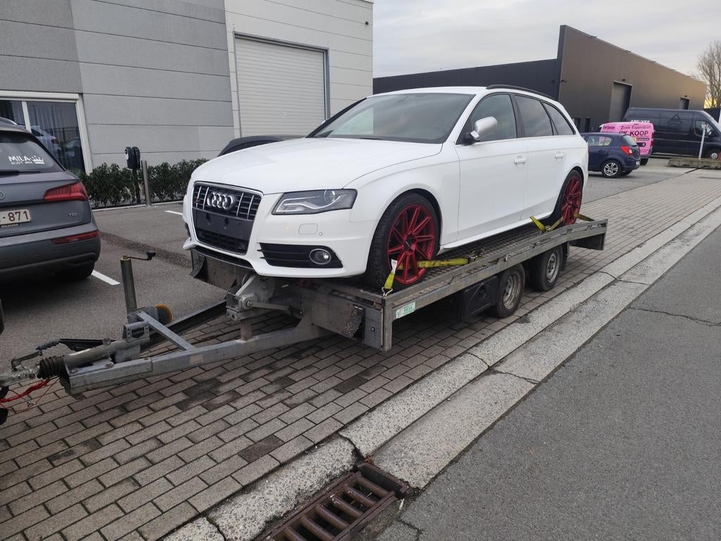 Te huur autotrailer 2700 kg. 70euro; per dag. Plateau, Ophalen of Verzenden
