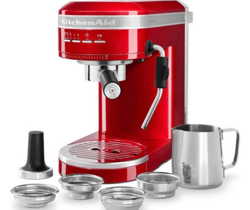 KitchenAid Artisan 5KES6503EER Espressomachine - Nieuw, Elektronische apparatuur, Ophalen, Afneembaar waterreservoir, Espresso apparaat