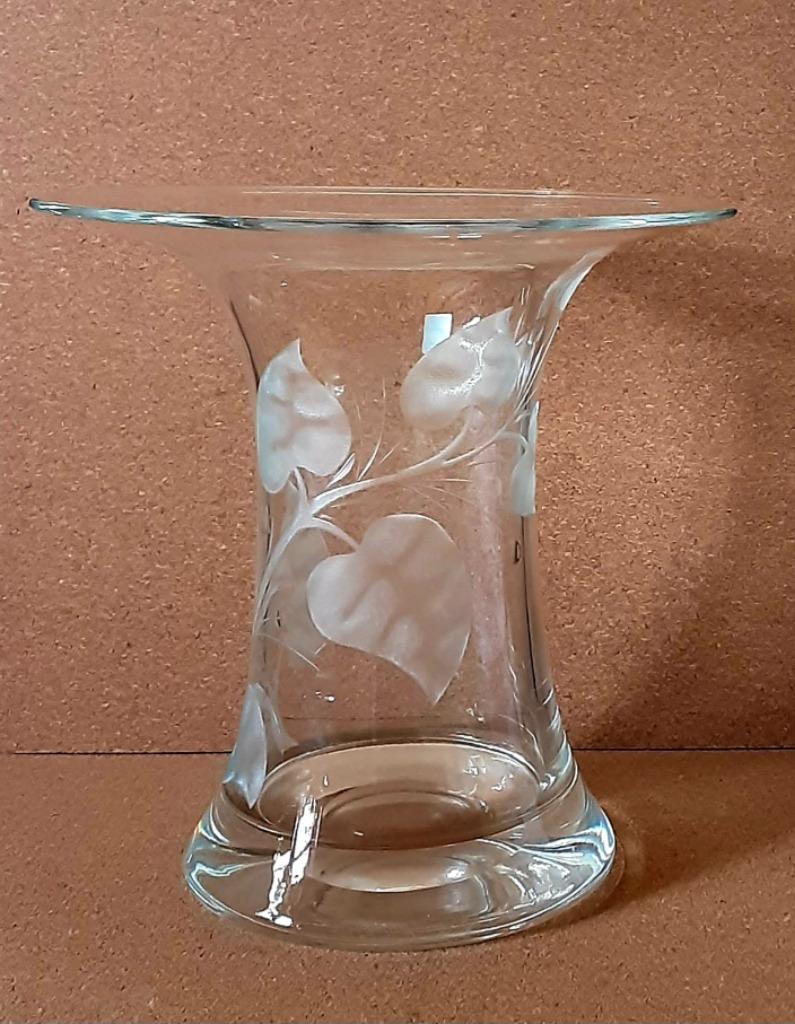 Prachtige Duitse Kristallen vaas, Ophalen of Verzenden