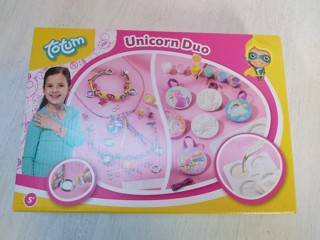 Unicorn Duo - plâtre et bijoux (Totum), Enlèvement ou Envoi, Neuf, Bricolage