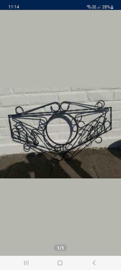 Porte manteaux possibilité de mettre un miroir central, Maison & Meubles, Enlèvement ou Envoi, Comme neuf