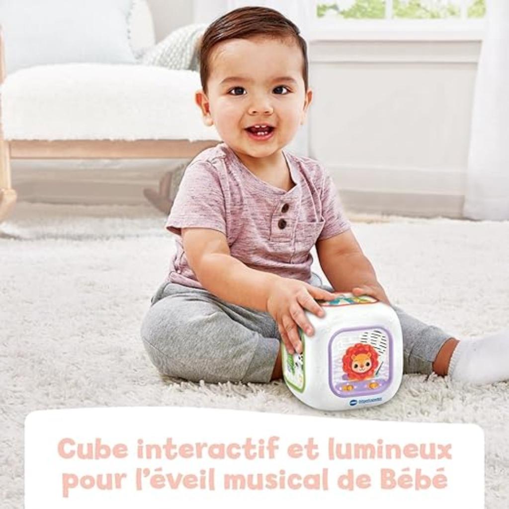 VTech Baby Cube avec musique, livraison gratuite interactive, Neuf, -, -, VTECH