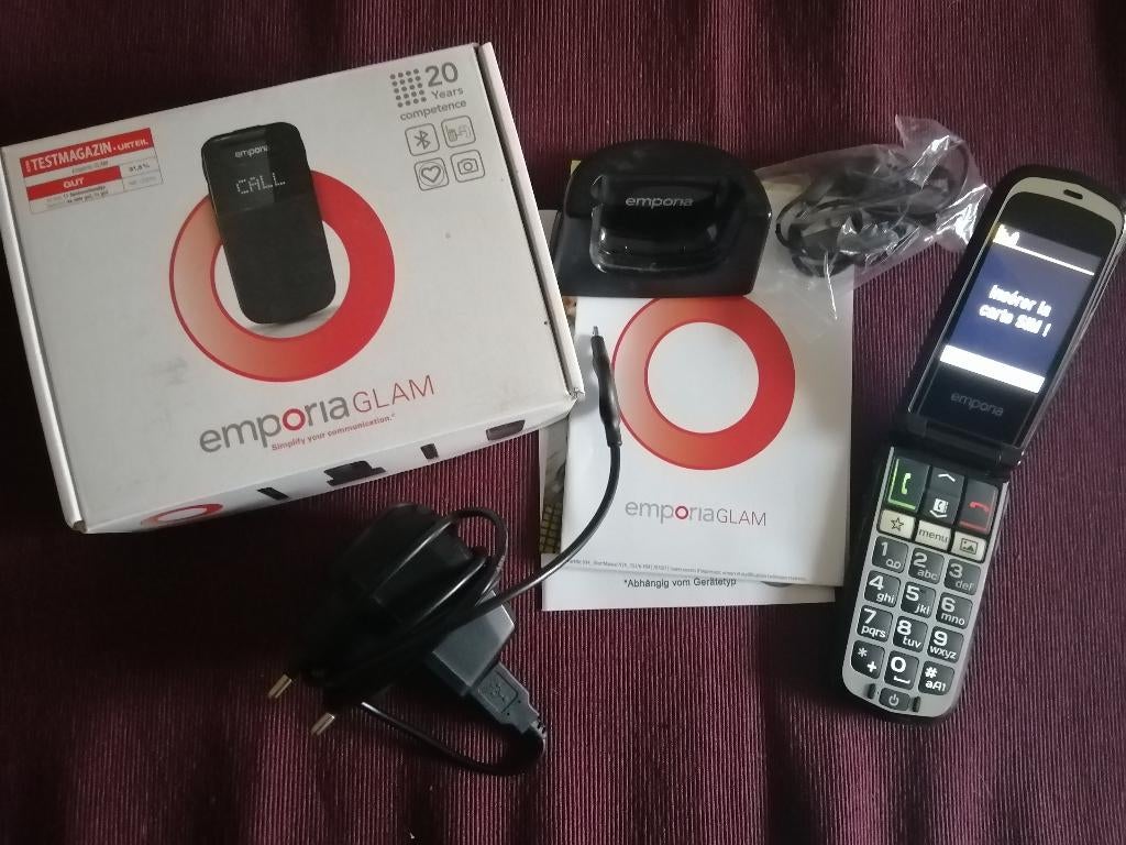 Téléphone portable pour seniors Emporia Simplicity Glam, Enlèvement ou Envoi