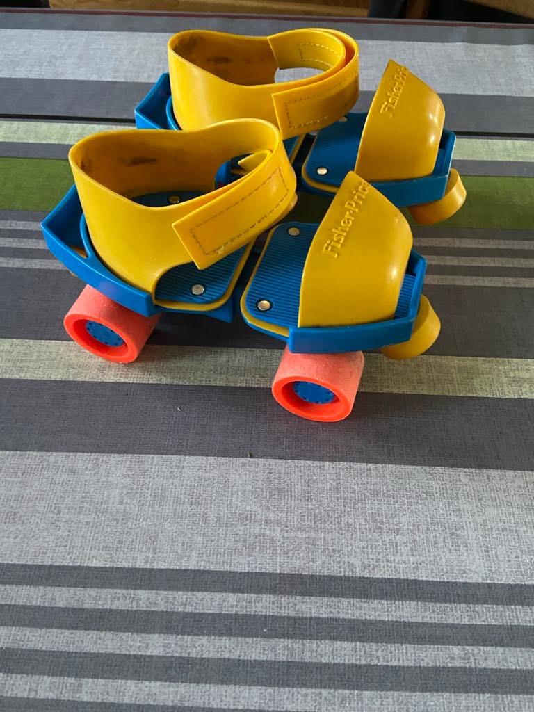 Vintage Fisher Price 1-2-3 Roller Skates, Enlèvement, Comme neuf, Autres types