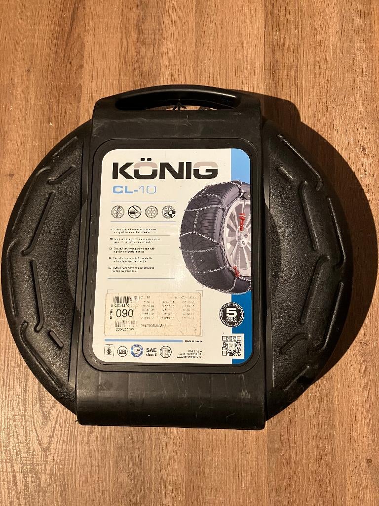 Sneeuwkettingen CL-10 090 Konig: Automatisch aanspannend sys, Ophalen, Nieuw