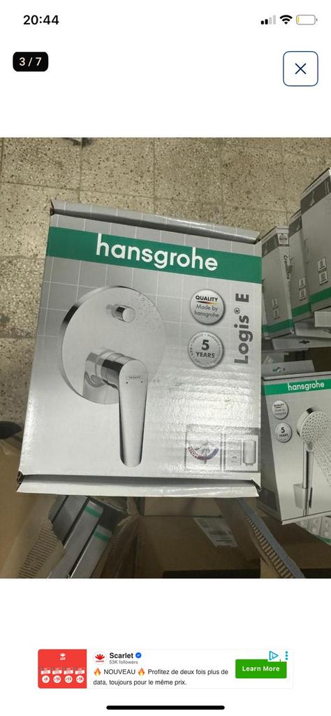 Douche pluie encaster, Bricolage & Construction, Enlèvement