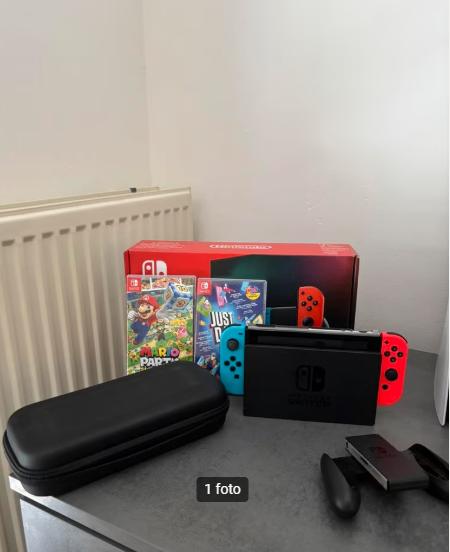 Nintendo Switch, Enlèvement, Comme neuf, Switch Original, Avec jeux