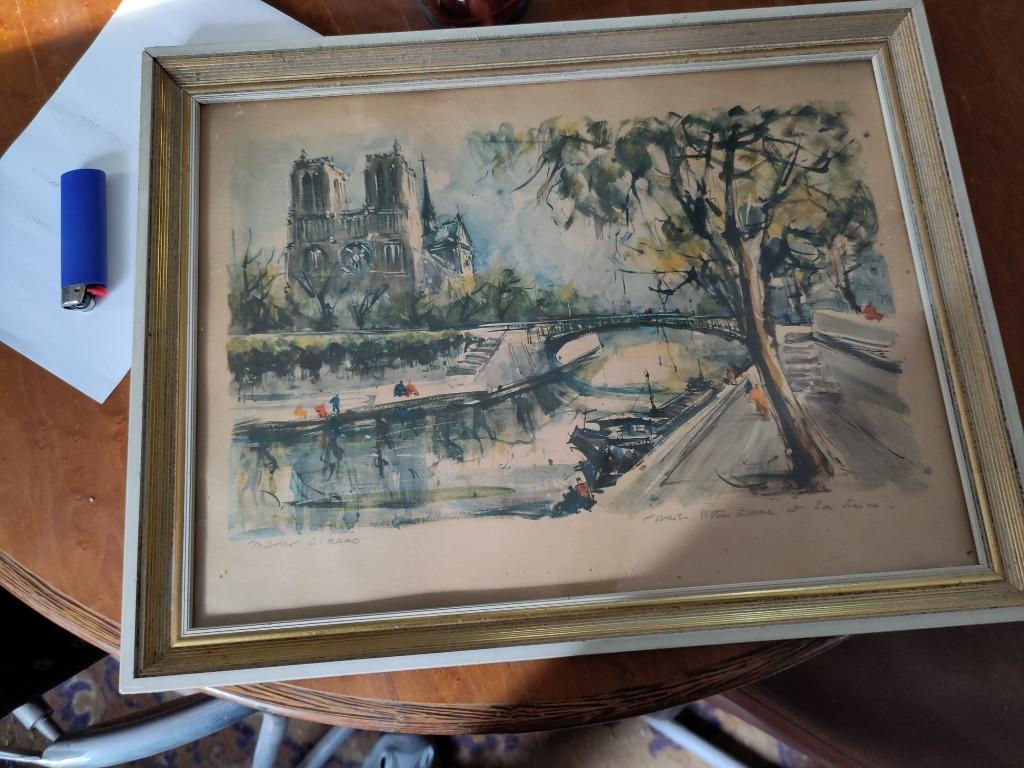 Lithographie de Paris Girard, Enlèvement