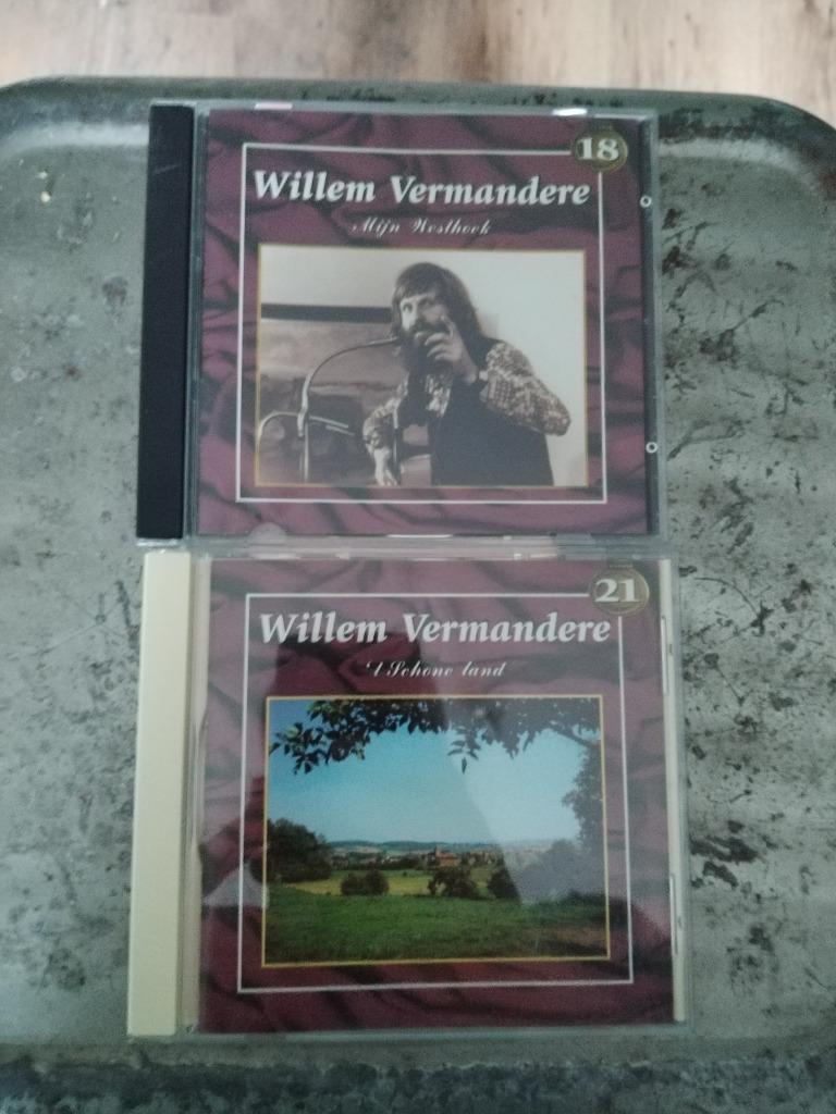 Willem Vermandere pakket 2 Cds, Cd's en Dvd's, Cd's | Nederlandstalig, Zo goed als nieuw, Levenslied of Smartlap, Verzenden