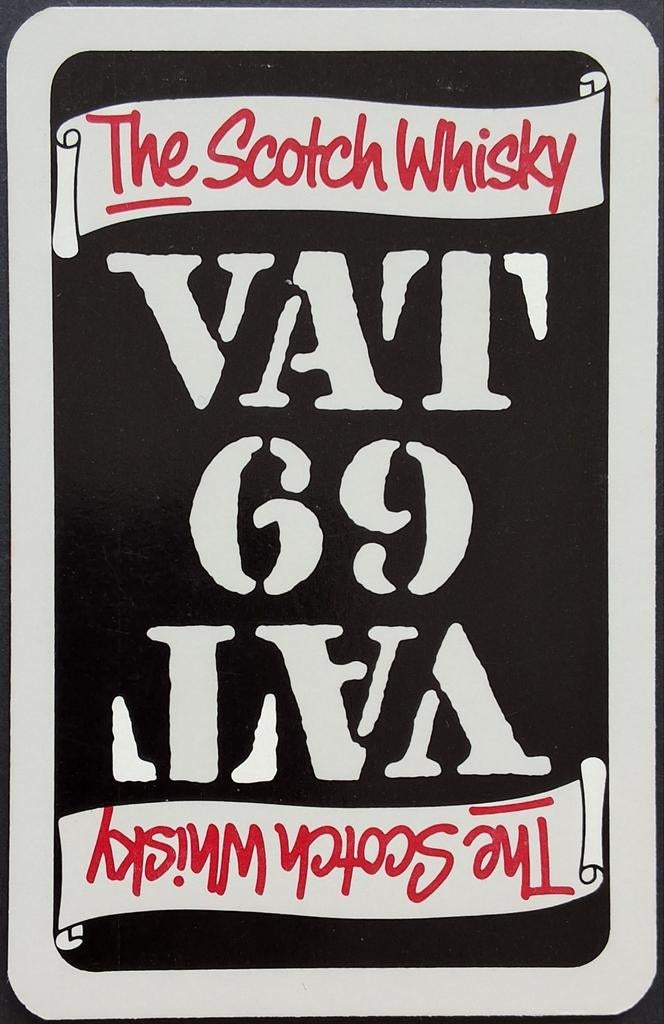 1 Speelkaart  Vat 69, Collections, Enlèvement ou Envoi