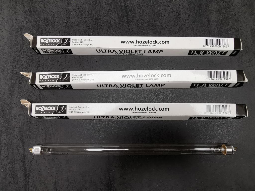 3 nouvelles lampes UV de 8 W pour filtres de bassin Hozelock, Enlèvement ou Envoi, Neuf, Filtre de bassin