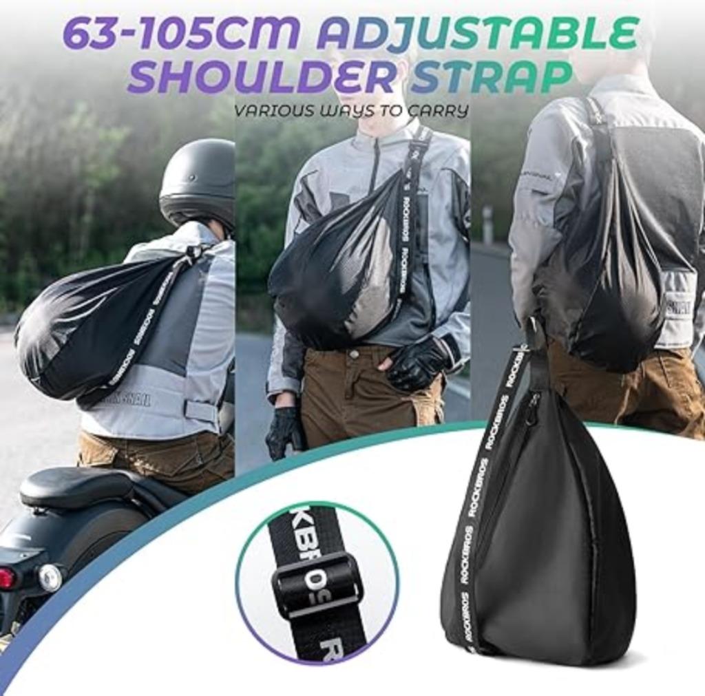 Sac pour casque de moto LIVRAISON RAPIDE ET GRATUITE, Autres marques, M, Casque intégral, Neuf, avec ticket