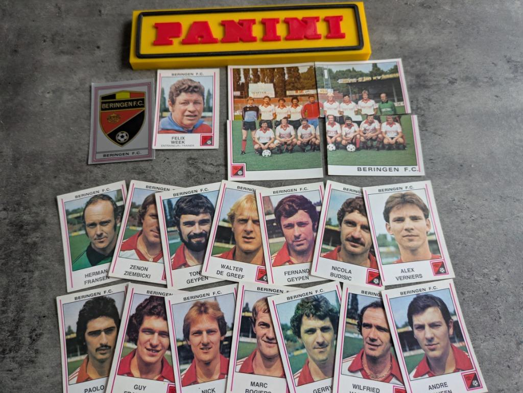 PANINI FOOTBALL 80 FC BERINGEN 20 AUTOCOLLANTS 1980, Hobby & Loisirs créatifs, Autocollants & Images, Envoi