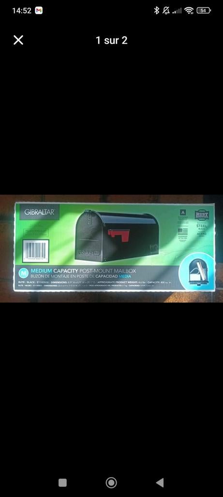 Boîte aux lettres américaine, Enlèvement