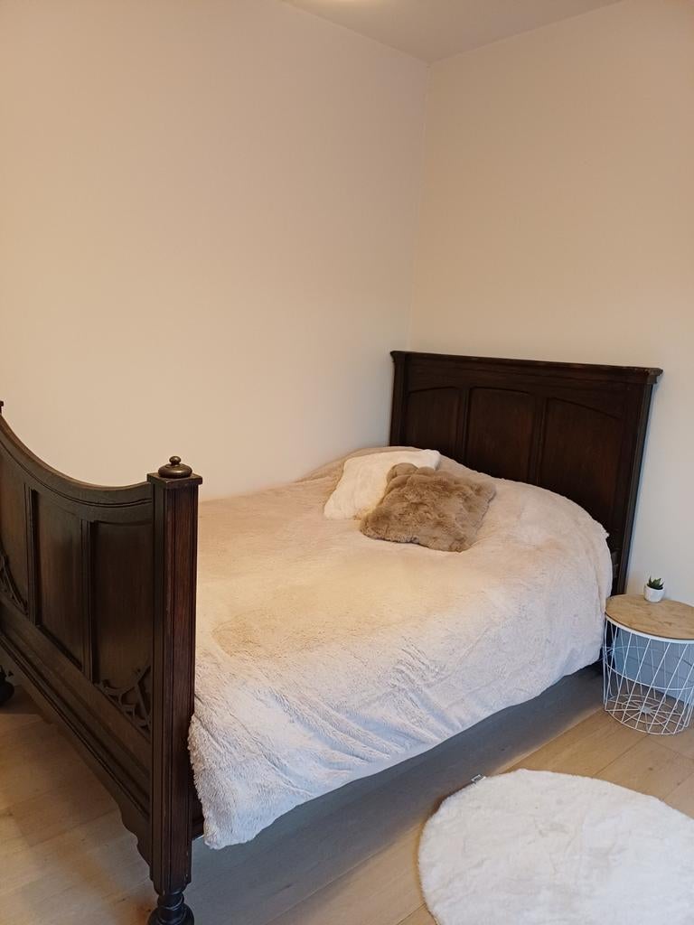 Authentiek bed (twijfelaar), Ophalen, Gebruikt, Twijfelaar, Bruin