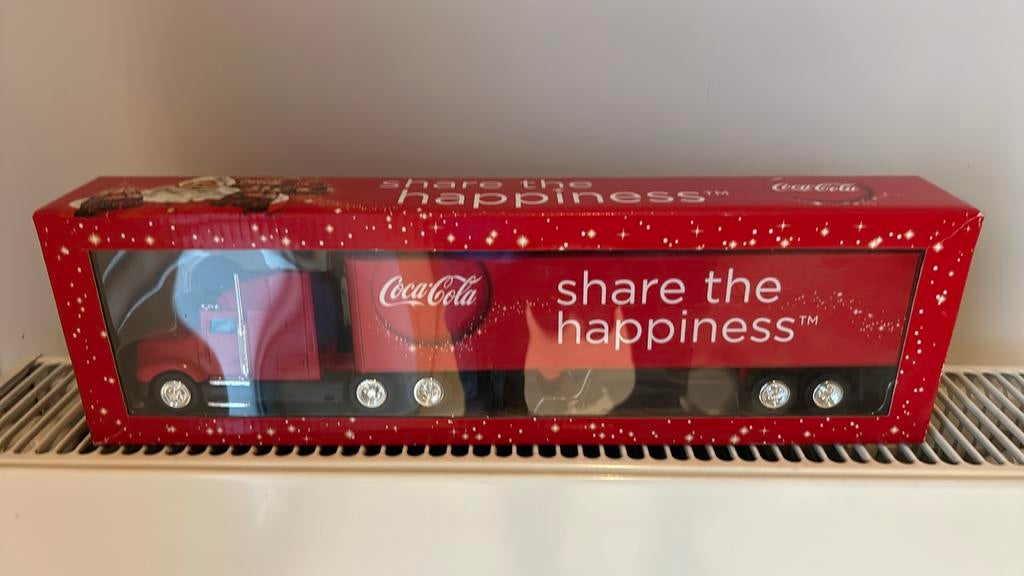 Coca cola vrachtwagen Kerst miniatuur, Ophalen, Nieuw