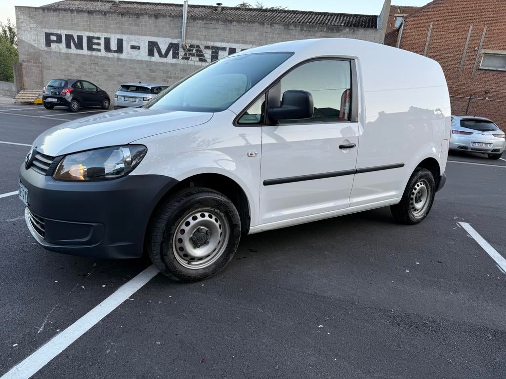 Vw caddy 1.6 diesel jaar 2015, Auto's, Voorwielaandrijving, Stof, 1600 cc, Wit