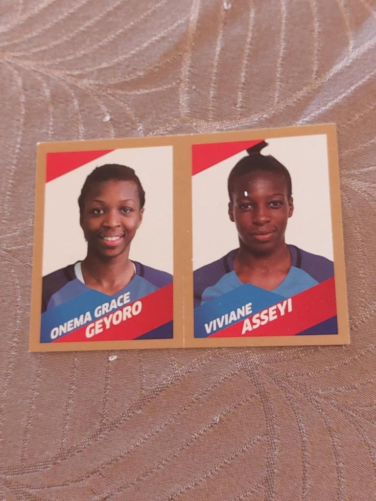 Panini / Sticker / Onema Grace Geyoro - Viviane Asseyi, Envoi, Neuf, Affiche, Image ou Autocollant