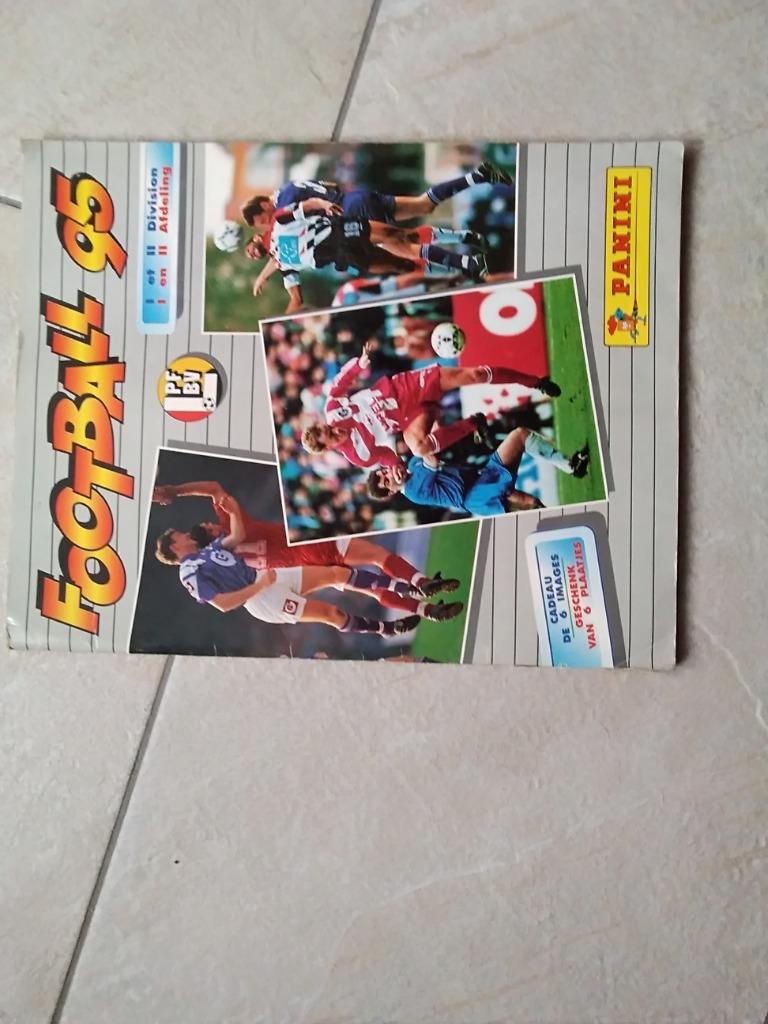 Album Panini football 95 complet divisions 1 et 2 Belge, Enlèvement ou Envoi, Utilisé