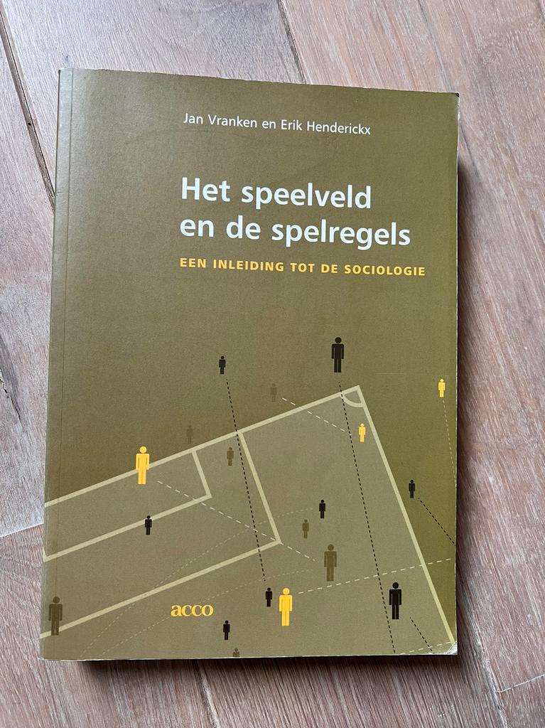 Boek ‘Het speelveld en de spelregels’ van Acco, Ophalen of Verzenden, Gelezen, Hogeschool, Acco