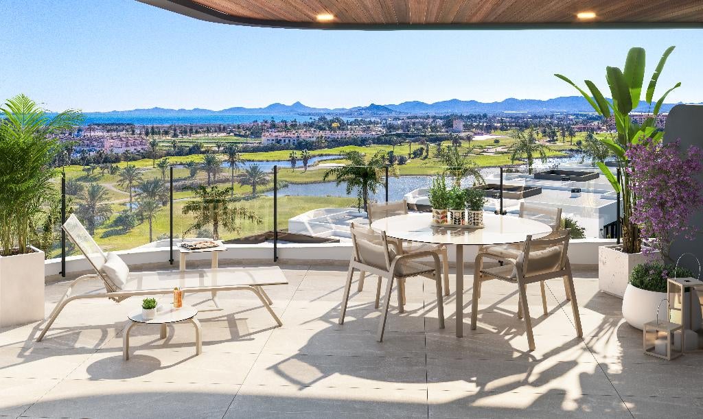 NIEUWBOUW APPARTEMENTEN - LA SERENA GOLF IN LOS ALCÁZARES, Dorp, Spanje, 115 m², 2 kamers