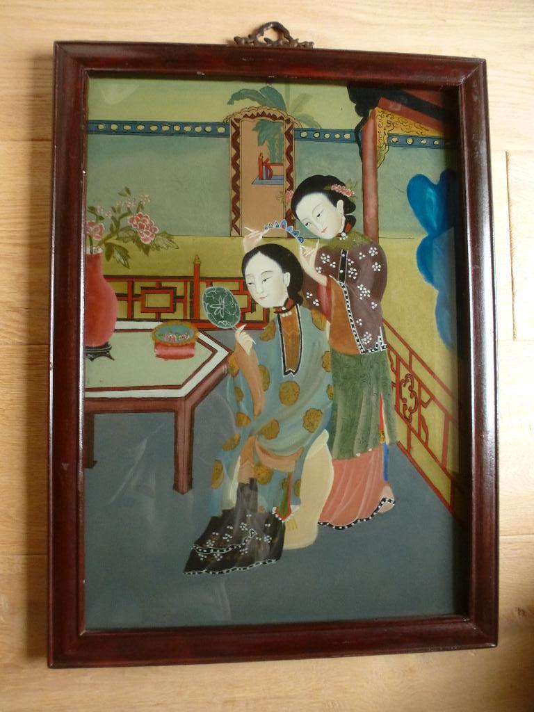 PEINTURE DE FOND CHINOISE, Antiquités & Art, Enlèvement ou Envoi