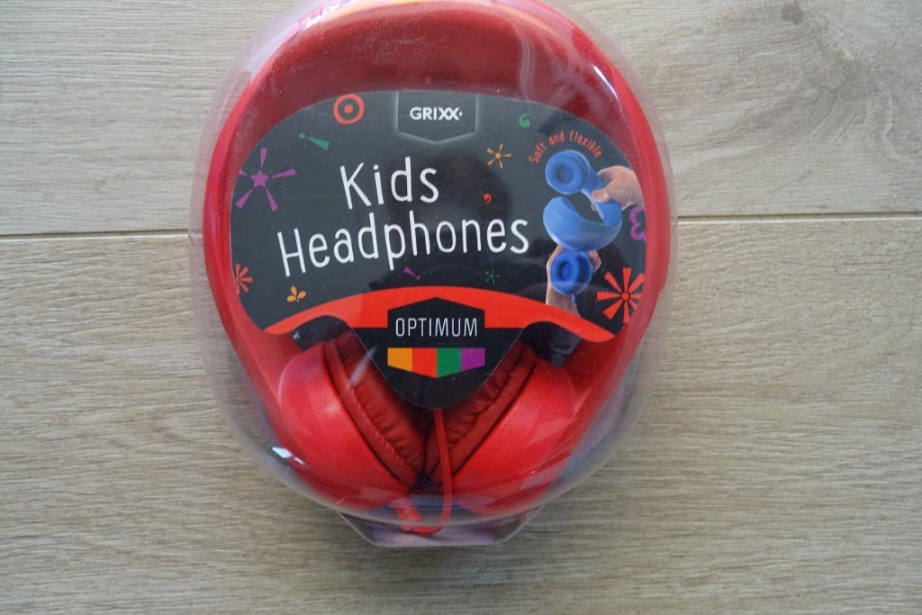 GRIXX Optimum rode kinder koptelefoon NIEUW, Audio, Tv en Foto, Hoofdtelefoons, Nieuw, Ophalen of Verzenden