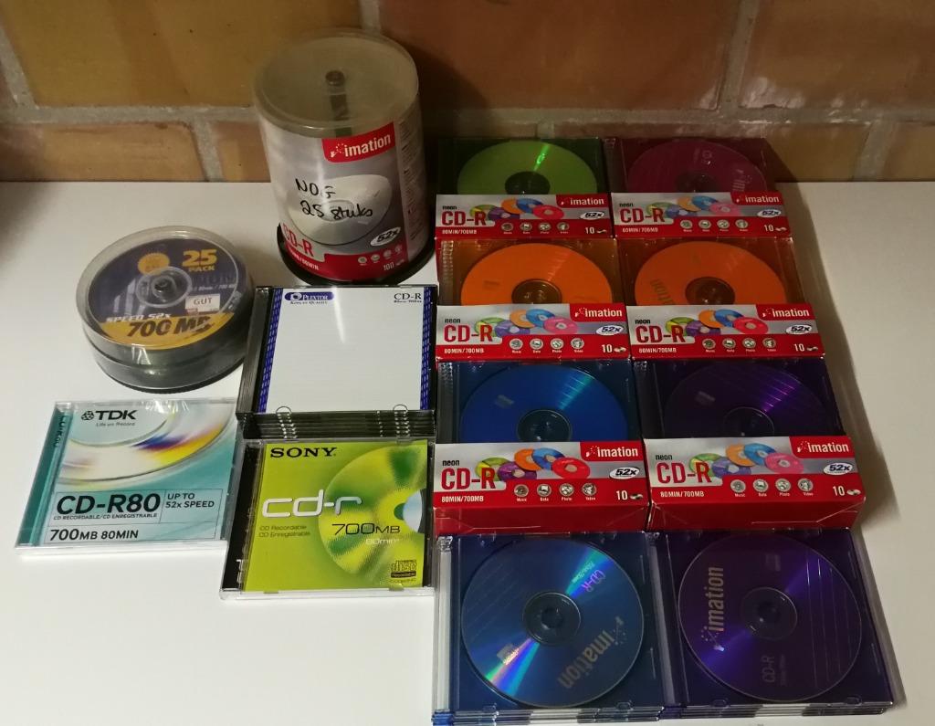 128 nieuwe CD-R schijven:, Ophalen, Nieuw, Cd