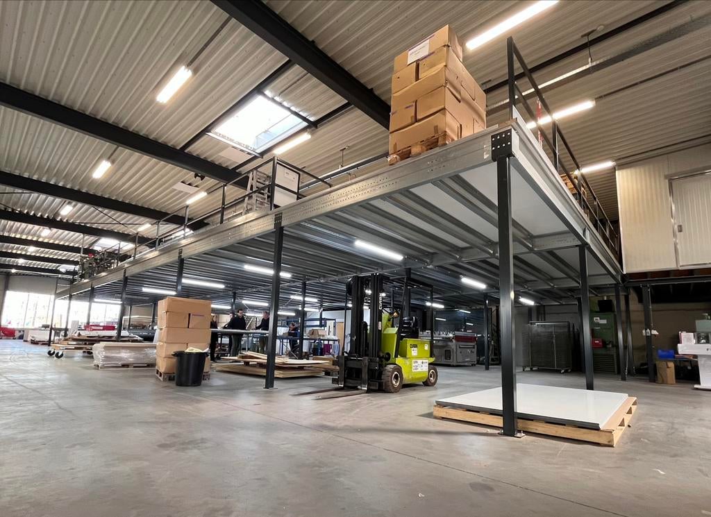 Nieuwe Entresolvloer verdiepingsvloer mezzanine, Zakelijke goederen, Kantoor en Winkelinrichting | Magazijn, Stelling en Opslag