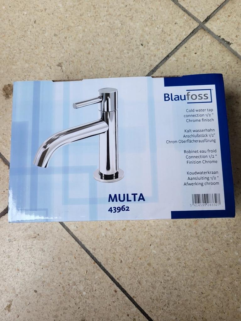 Blaufoss kraan lavabo/ wastafel, Ophalen of Verzenden, Nieuw, Chroom, Kraan