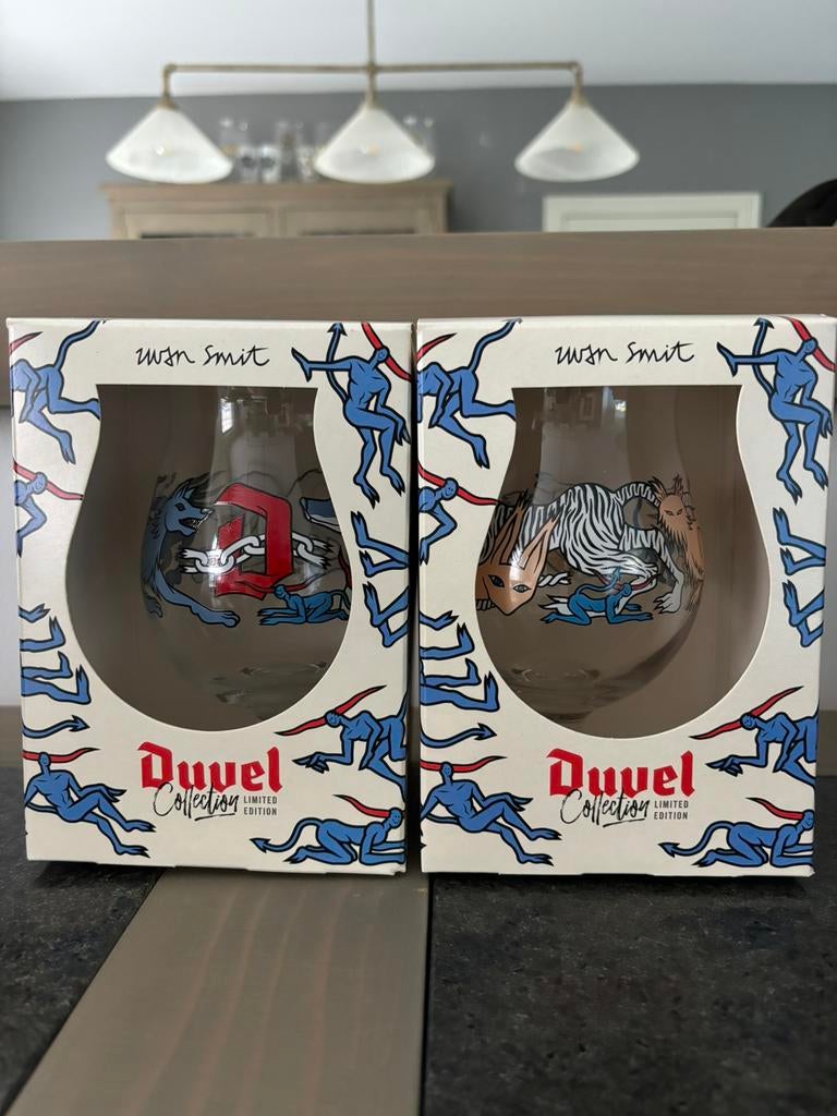 Duvel Iwan Smit, Verzamelen, Glas en Drinkglazen, Ophalen of Verzenden, Zo goed als nieuw