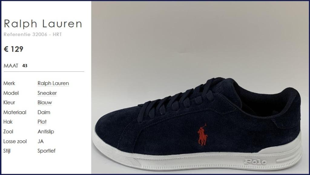 43 POLO Ralph Lauren COURT II sneakers NIEUW !!! maat 43, Kleding | Heren, Schoenen, Blauw, Ophalen of Verzenden, Sneakers, Polo Ralph Lauren