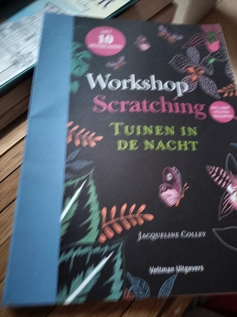 Jacqueline Colley - Workshop scratching: Tuinen in de nacht, Boeken, Ophalen, Jacqueline Colley