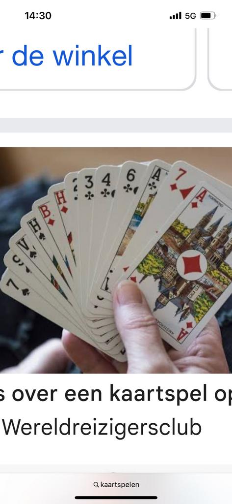 kaarter zoekt andere kaarters, Drie of vier spelers, Ophalen of Verzenden