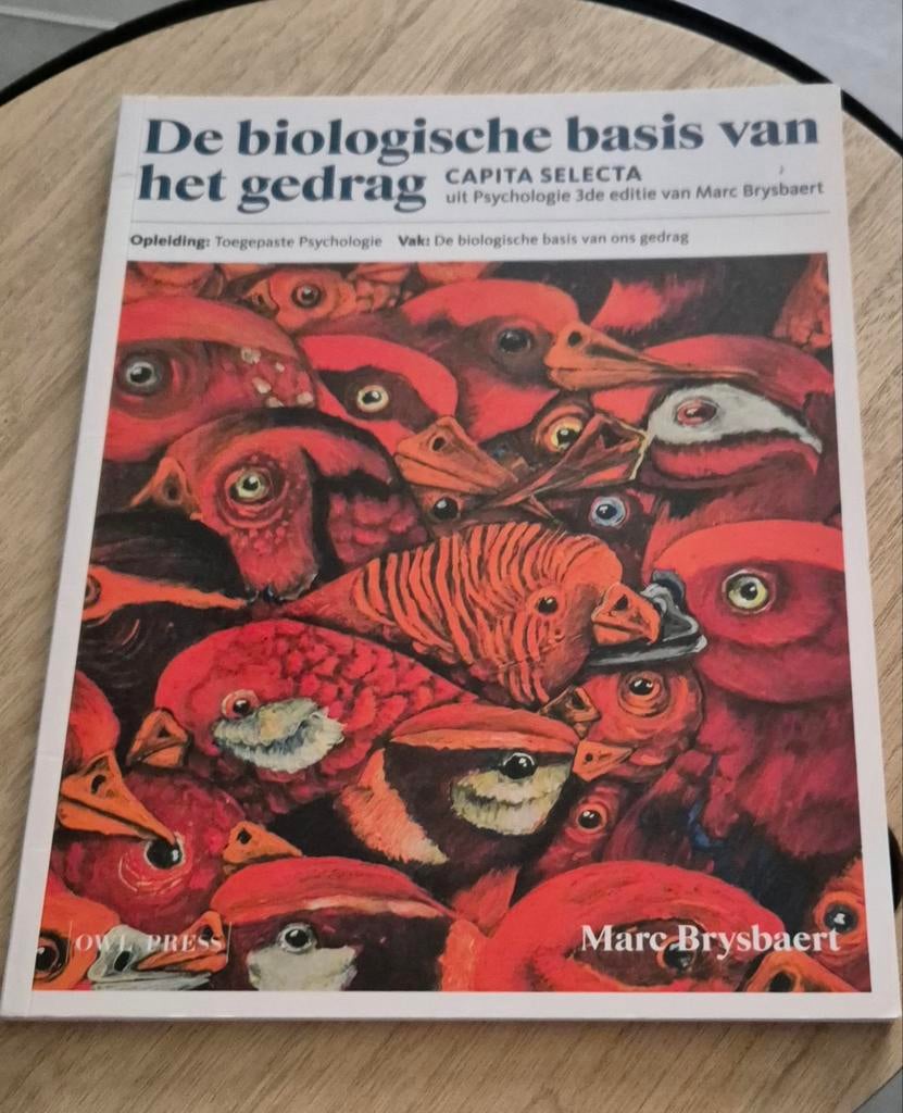De biologische basis van het gedrag, Boeken, Studieboeken en Cursussen, Ophalen of Verzenden, Nieuw, Hogeschool, Marc Brysbaert