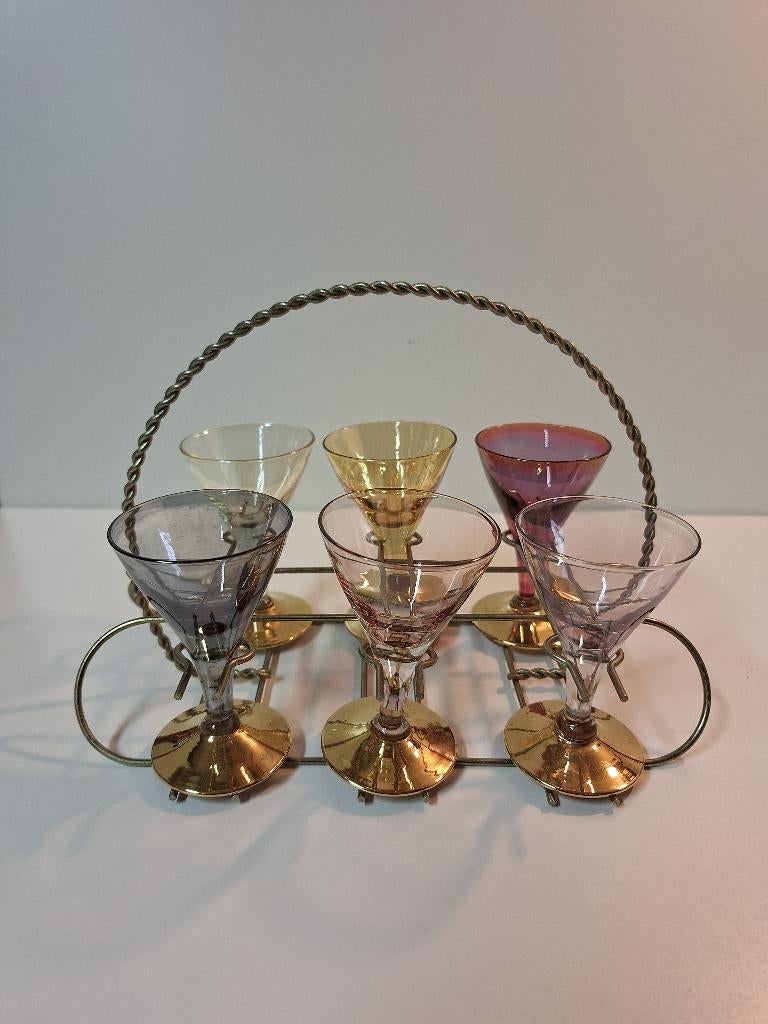 likeur setje Booms glas (nr2), Ophalen of Verzenden