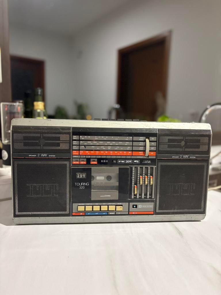 ITT Touring 320 radio-cassette-boombox, TV, Hi-fi & Vidéo, Enlèvement, Utilisé, Radio