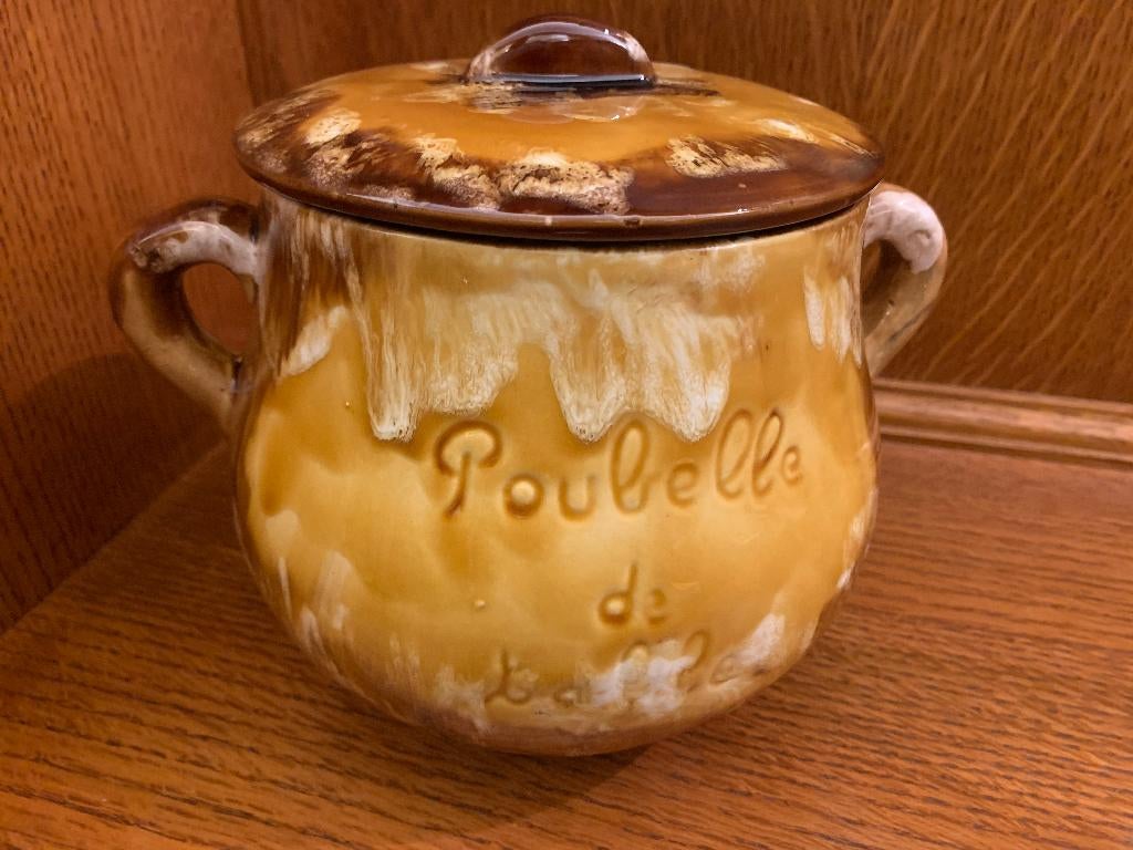 Pot couvert Vallauris, Enlèvement ou Envoi, Poterie rustique, Comme neuf, Céramique