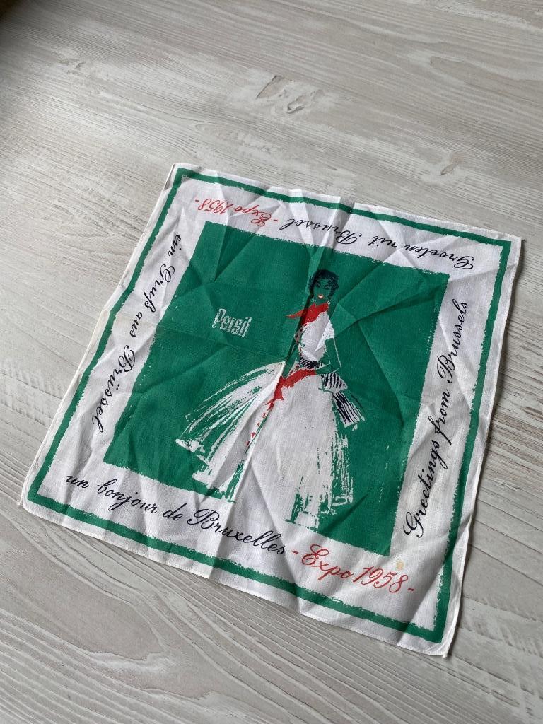 Persil zakdoekje Expo 1958, Antiquités & Art, Enlèvement