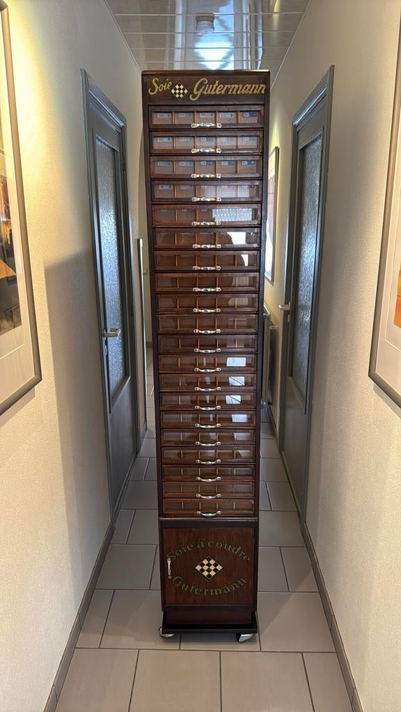 Gutermann’s garenkast - Jaren 20 RAR, Maison & Meubles, Armoires | Autre, Comme neuf, Enlèvement