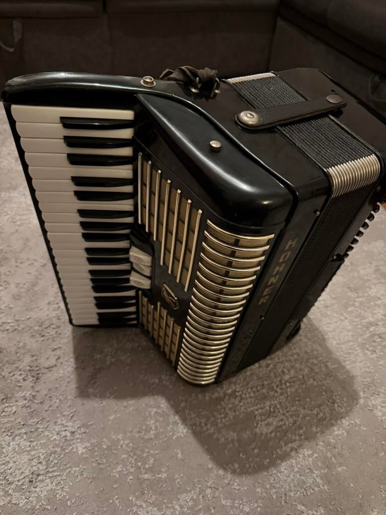 Accordeon HOHNER, Muziek en Instrumenten, Accordeons, Ophalen of Verzenden, Zo goed als nieuw, 120-bas, Hohner