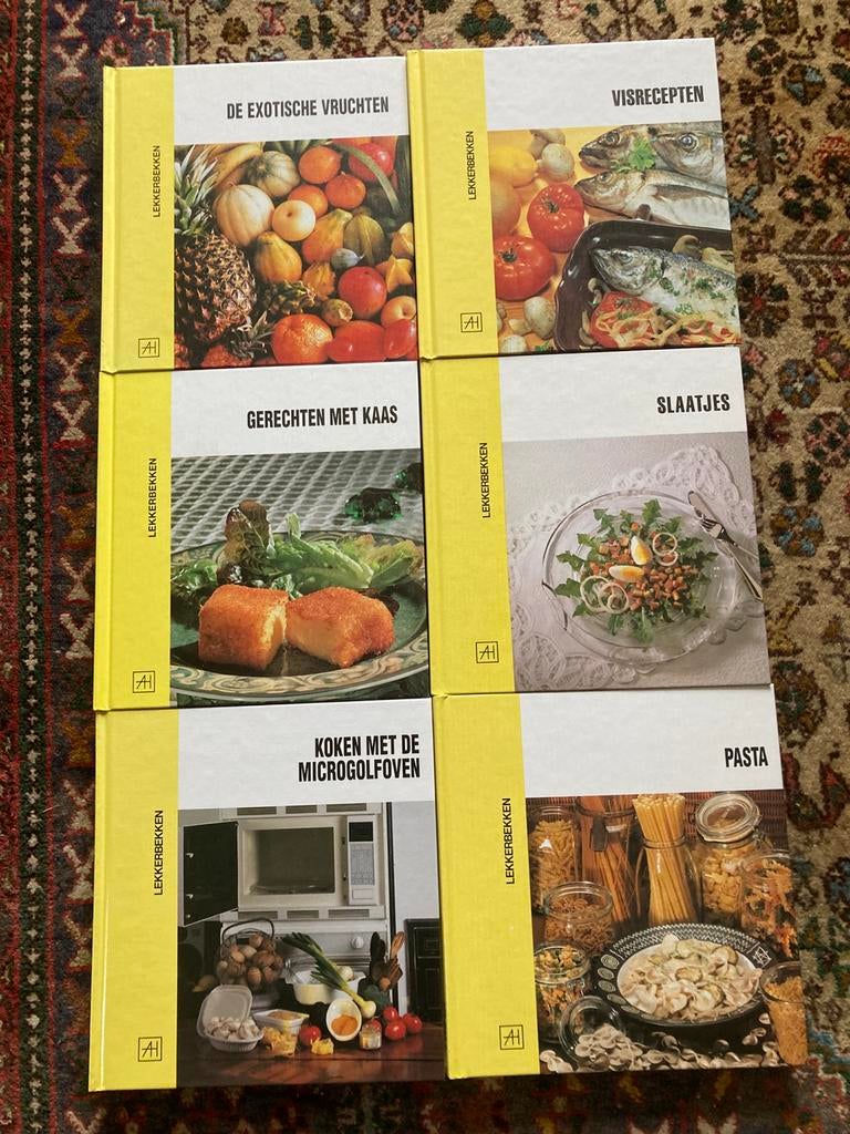 6 boeken uit artis historia reeks “lekkerbekken”, Livres, Livres de cuisine, Comme neuf, Enlèvement ou Envoi