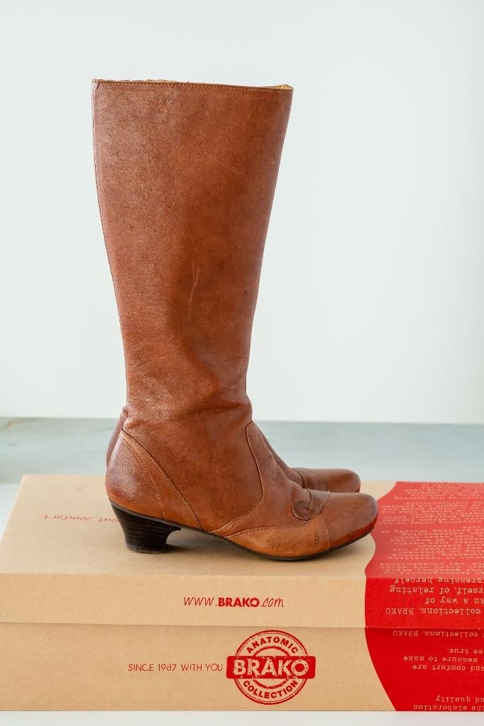 Laarzen, merk Brako, maat 37, NIEUW, Kleding | Dames, Hoge laarzen, Bruin, Verzenden, Nieuw
